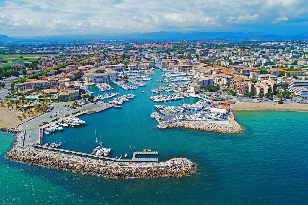 Port-Frejus, Le Paladien, Appartement 2 Pieces Climatise, Terrasse & Parking ภายนอก รูปภาพ