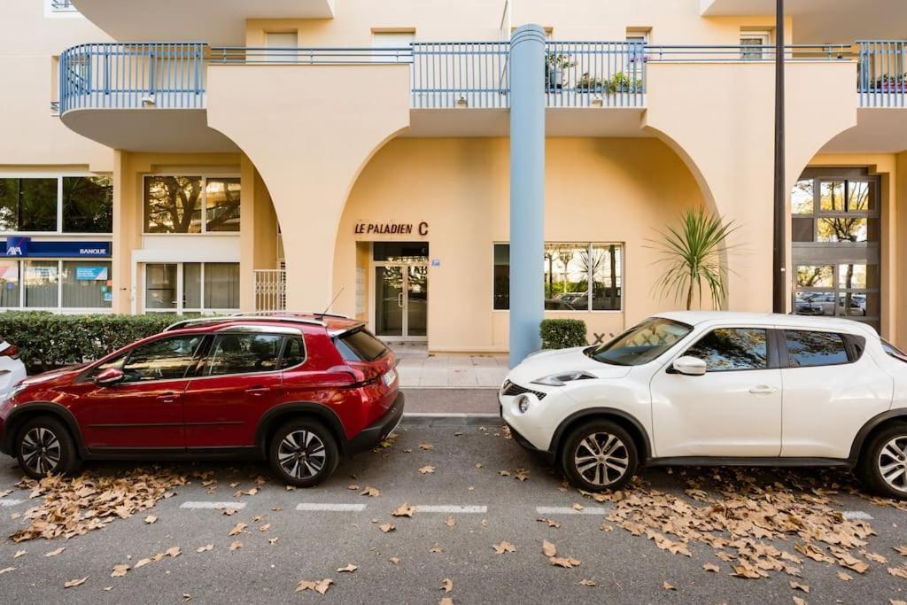 Port-Frejus, Le Paladien, Appartement 2 Pieces Climatise, Terrasse & Parking ภายนอก รูปภาพ